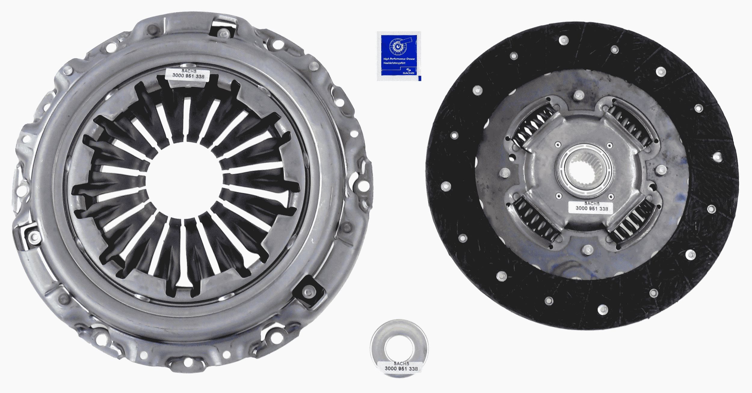 Комплект зчеплення SACHS 3000951338 - zapix