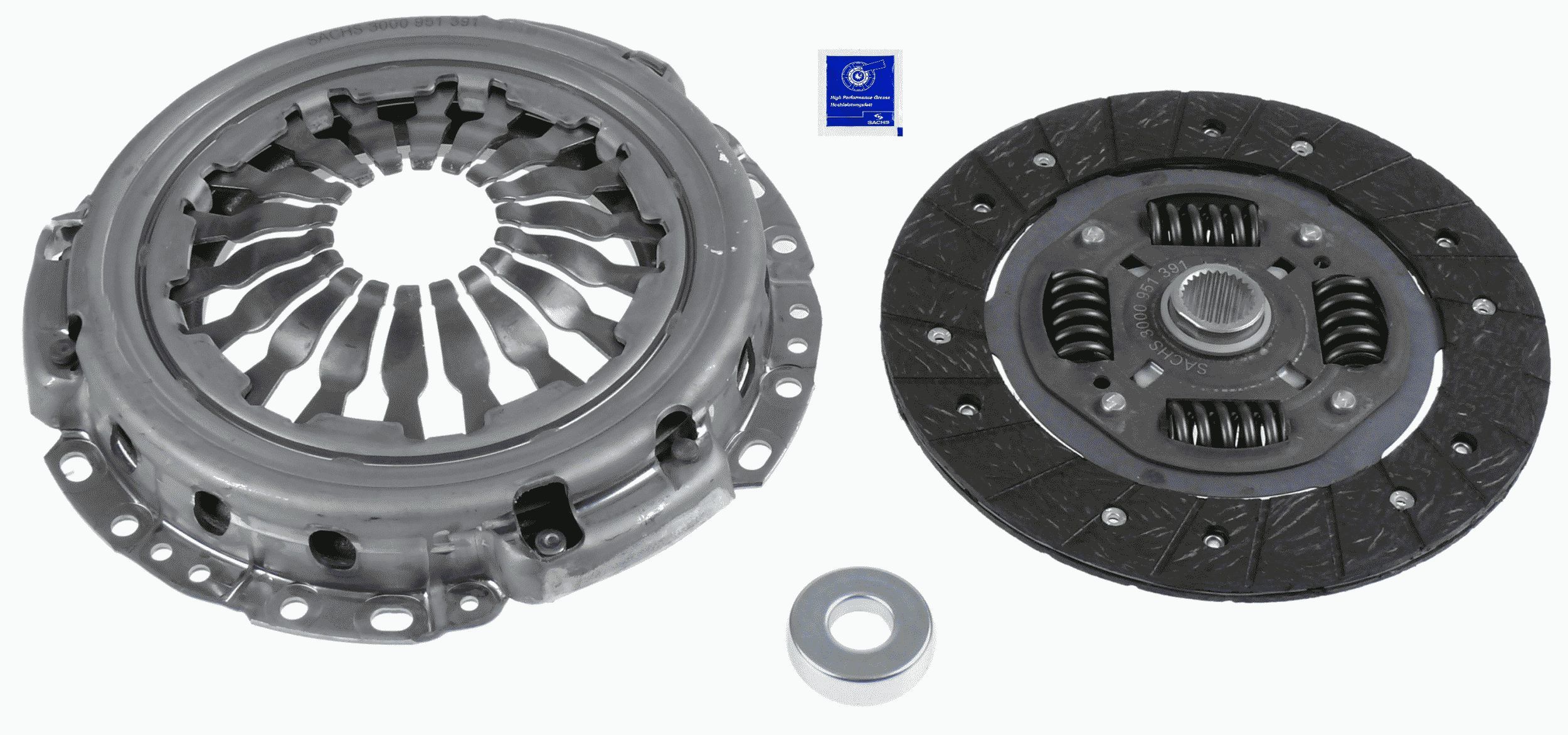 Комплект зчеплення SACHS 3000951391 - zapix