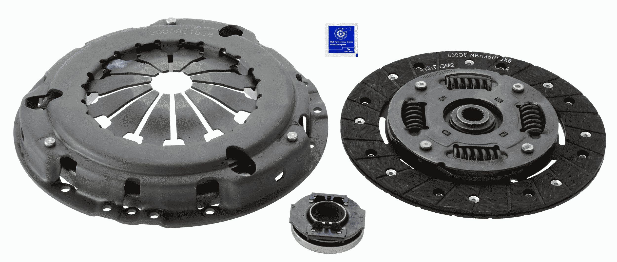 Комплект зчеплення SACHS 3000951558 - zapix