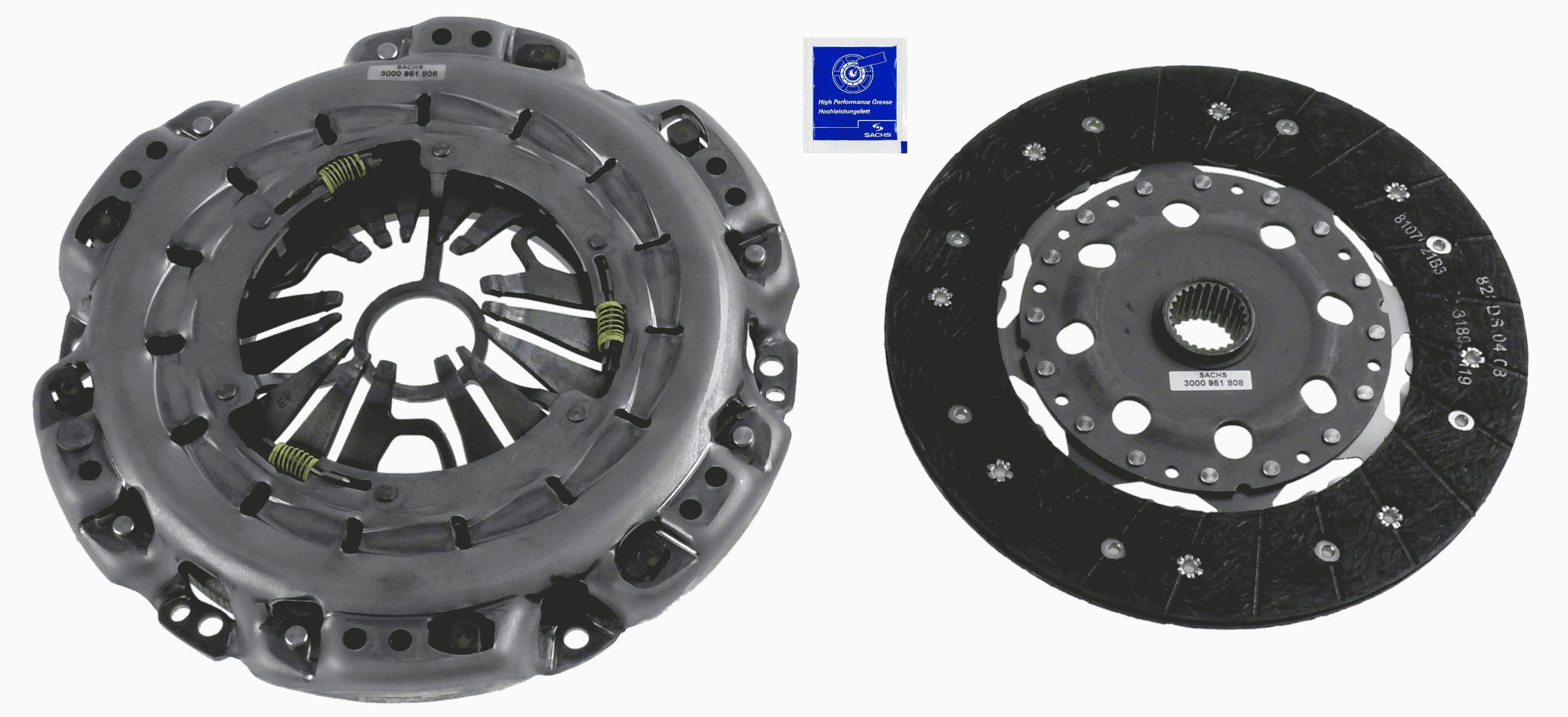 Комплект зчеплення SACHS 3000951808 - zapix