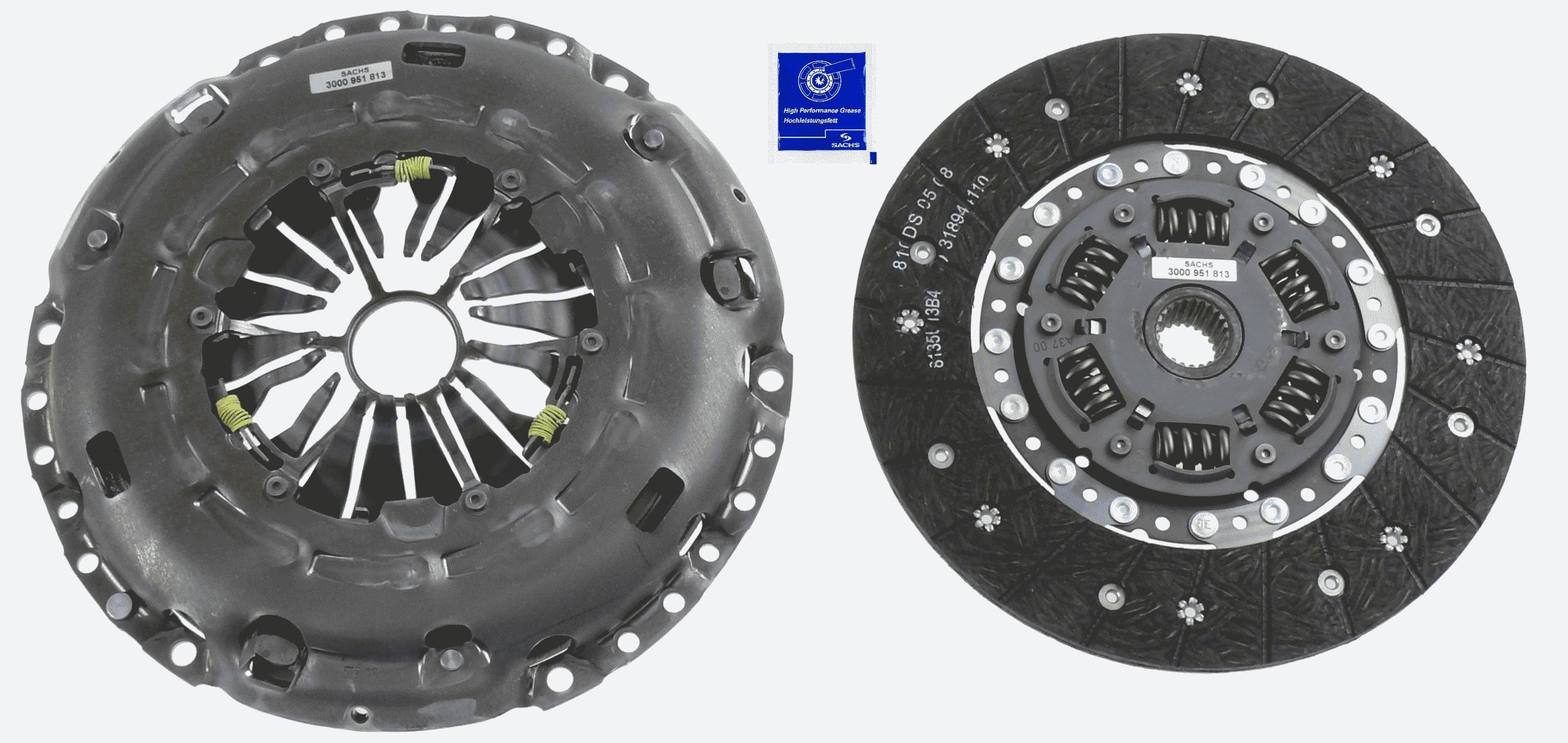 Комплект зчеплення SACHS 3000951813 - zapix