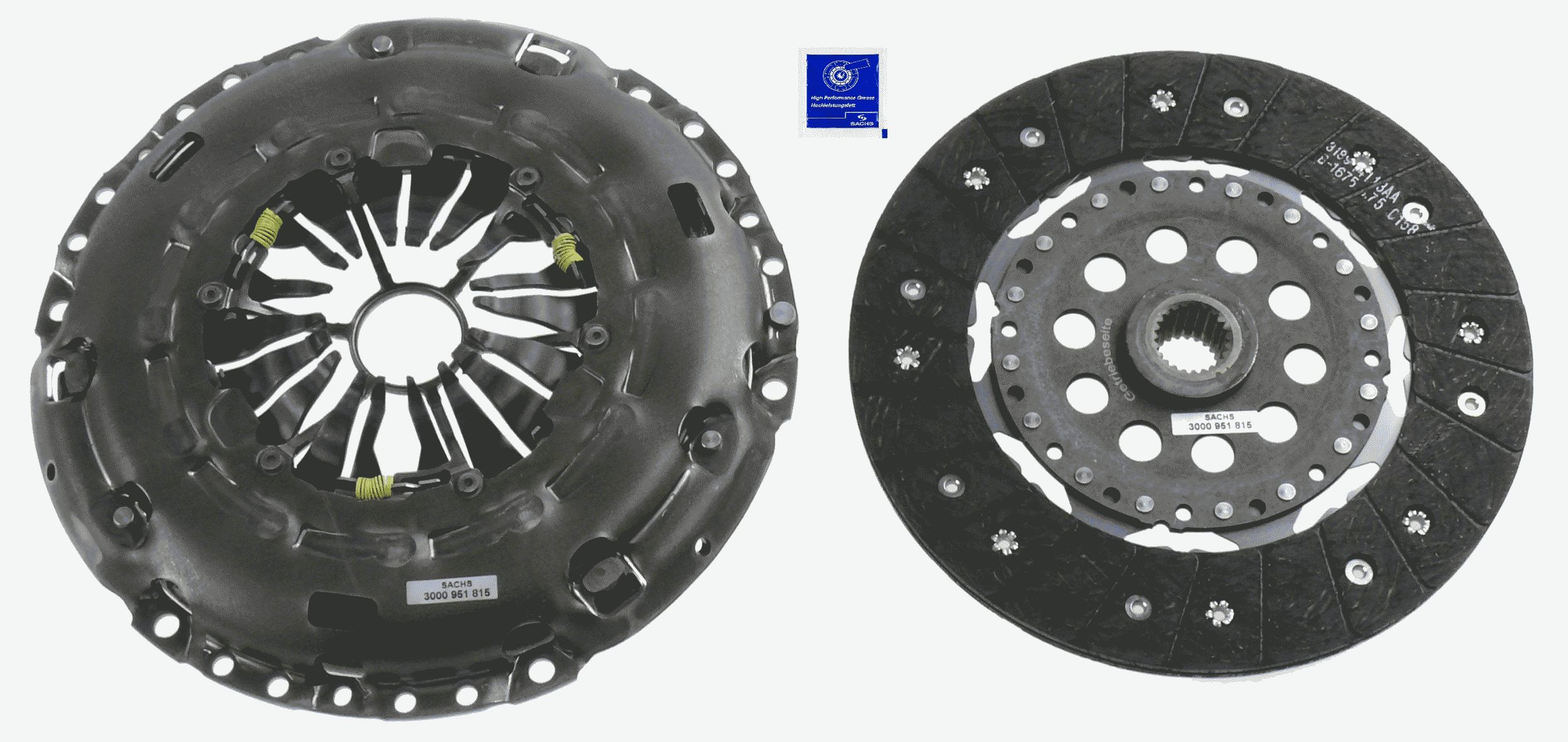 Комплект зчеплення SACHS 3000951815 - zapix