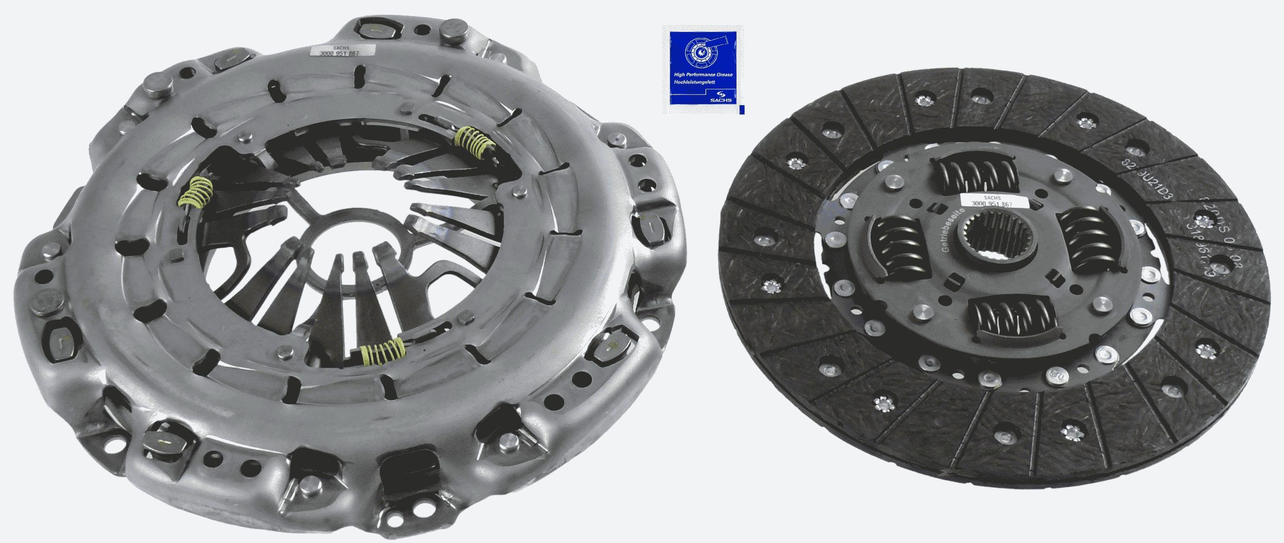Комплект зчеплення SACHS 3000951867 - zapix