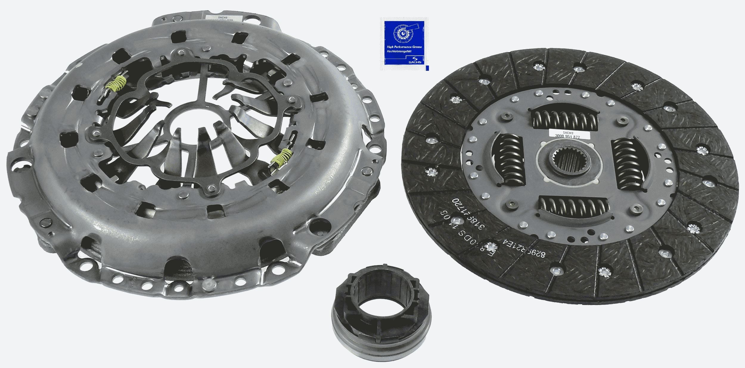 Комплект зчеплення SACHS 3000951872 - zapix