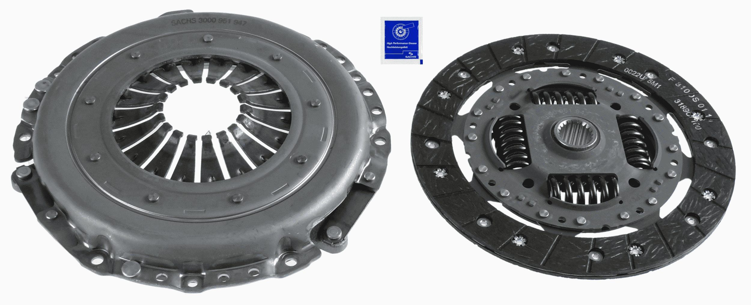 Комплект зчеплення SACHS 3000951947 - zapix