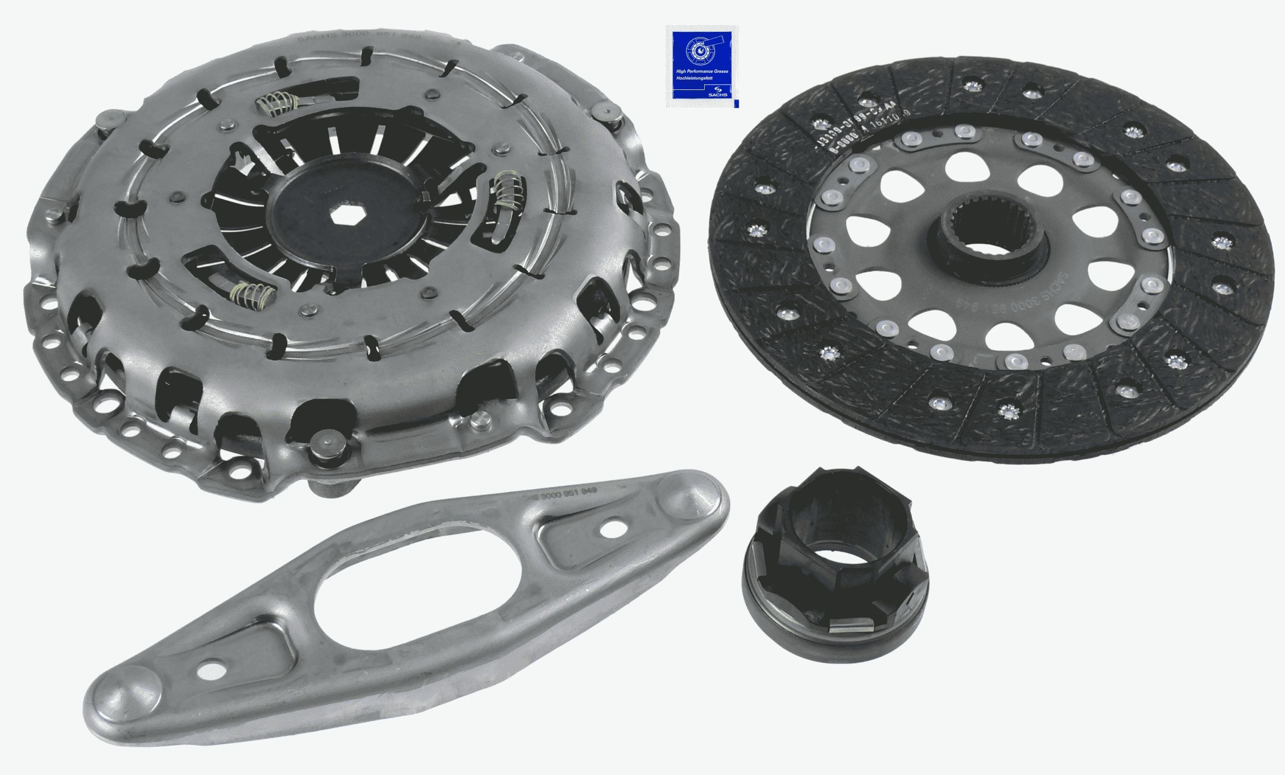 Комплект зчеплення SACHS 3000951949 - zapix