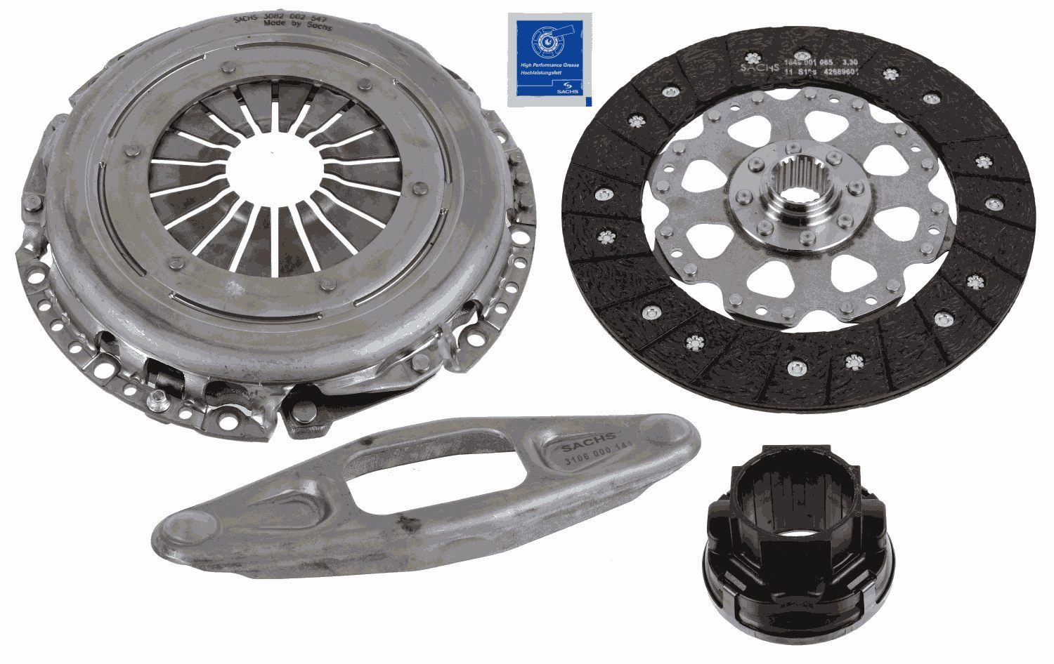 Комплект зчеплення SACHS 3000970136 - zapix
