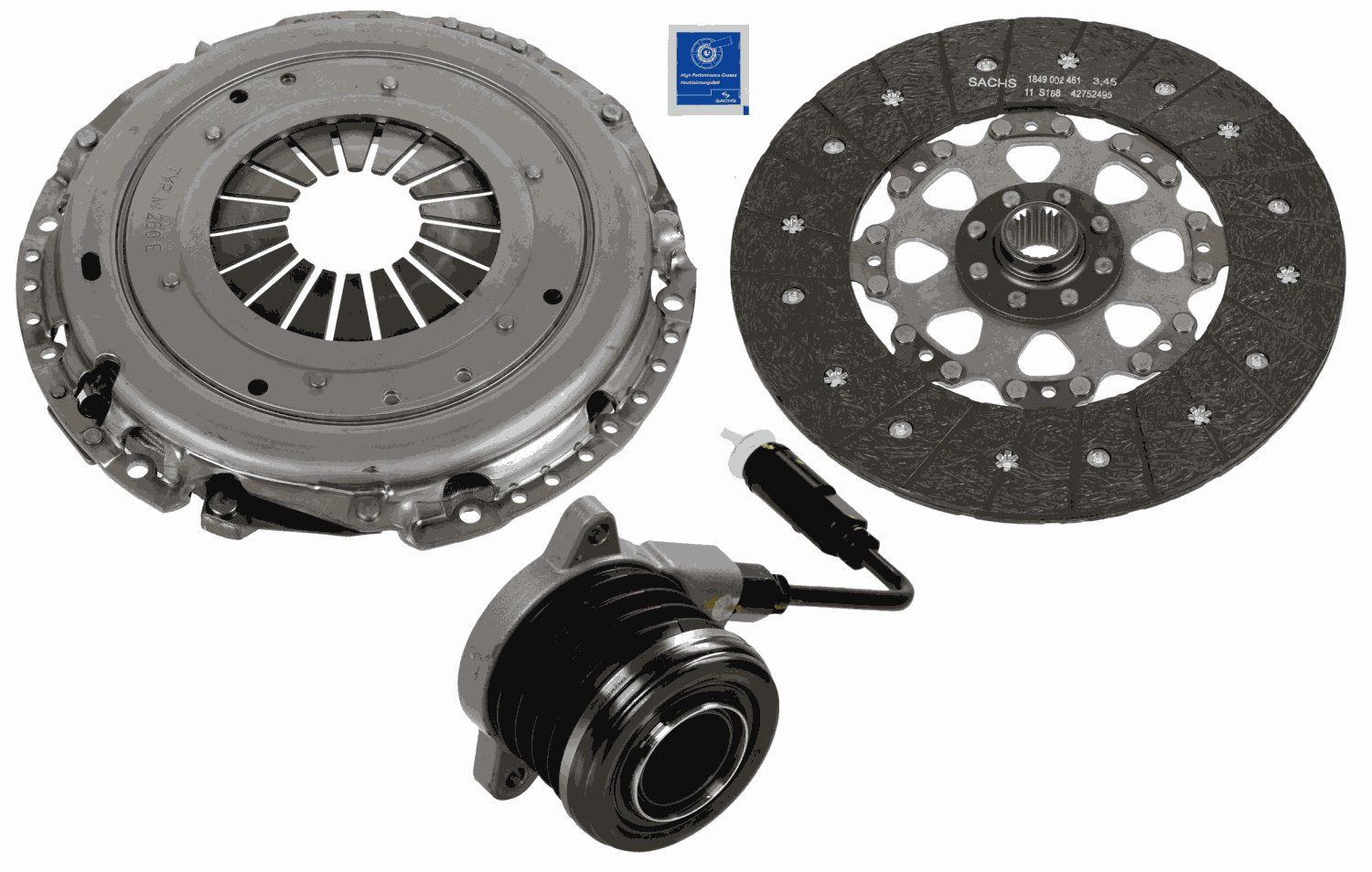 Комплект зчеплення SACHS 3000990418 - zapix