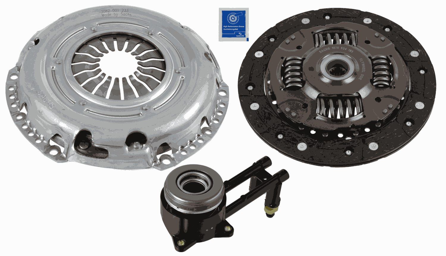 Комплект зчеплення SACHS 3000990473 - zapix