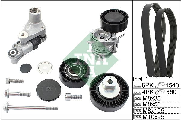 Комплект поліклинових ременів SCHAEFFLER INA 529005310 - zapix