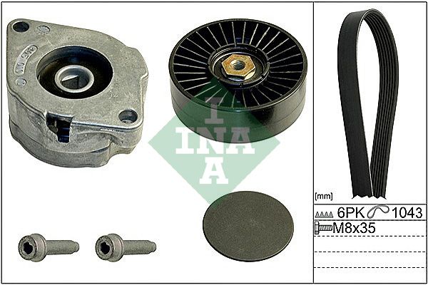 Комплект поліклинових ременів SCHAEFFLER INA 529010210 - zapix
