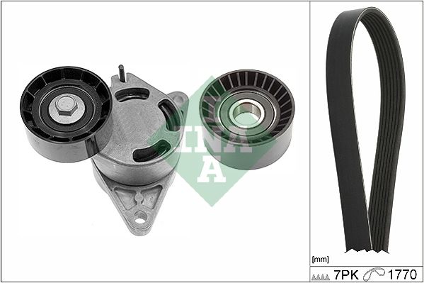 Комплект поліклинових ременів SCHAEFFLER INA 529013610 - zapix