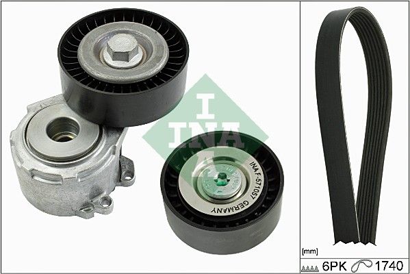 Комплект поліклинових ременів SCHAEFFLER INA 529015810 - zapix