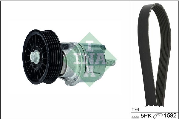 Комплект поліклинових ременів SCHAEFFLER INA 529016110 - zapix