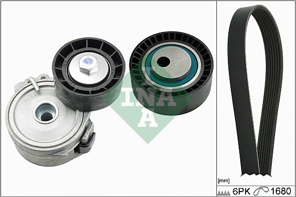 Комплект поліклинових ременів SCHAEFFLER INA 529016610 - zapix