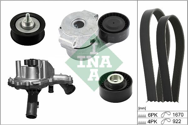 Комплект поліклинових ременів SCHAEFFLER INA 529030130 - zapix