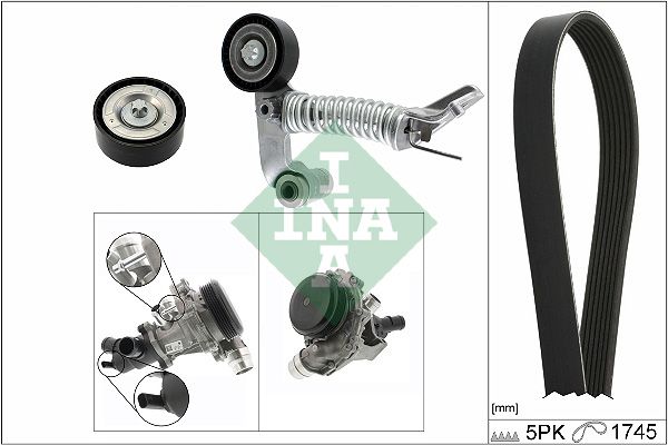 Комплект поліклинових ременів SCHAEFFLER INA 529031930 - zapix