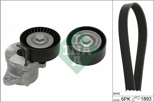 Комплект поліклинових ременів SCHAEFFLER INA 529034910 - zapix