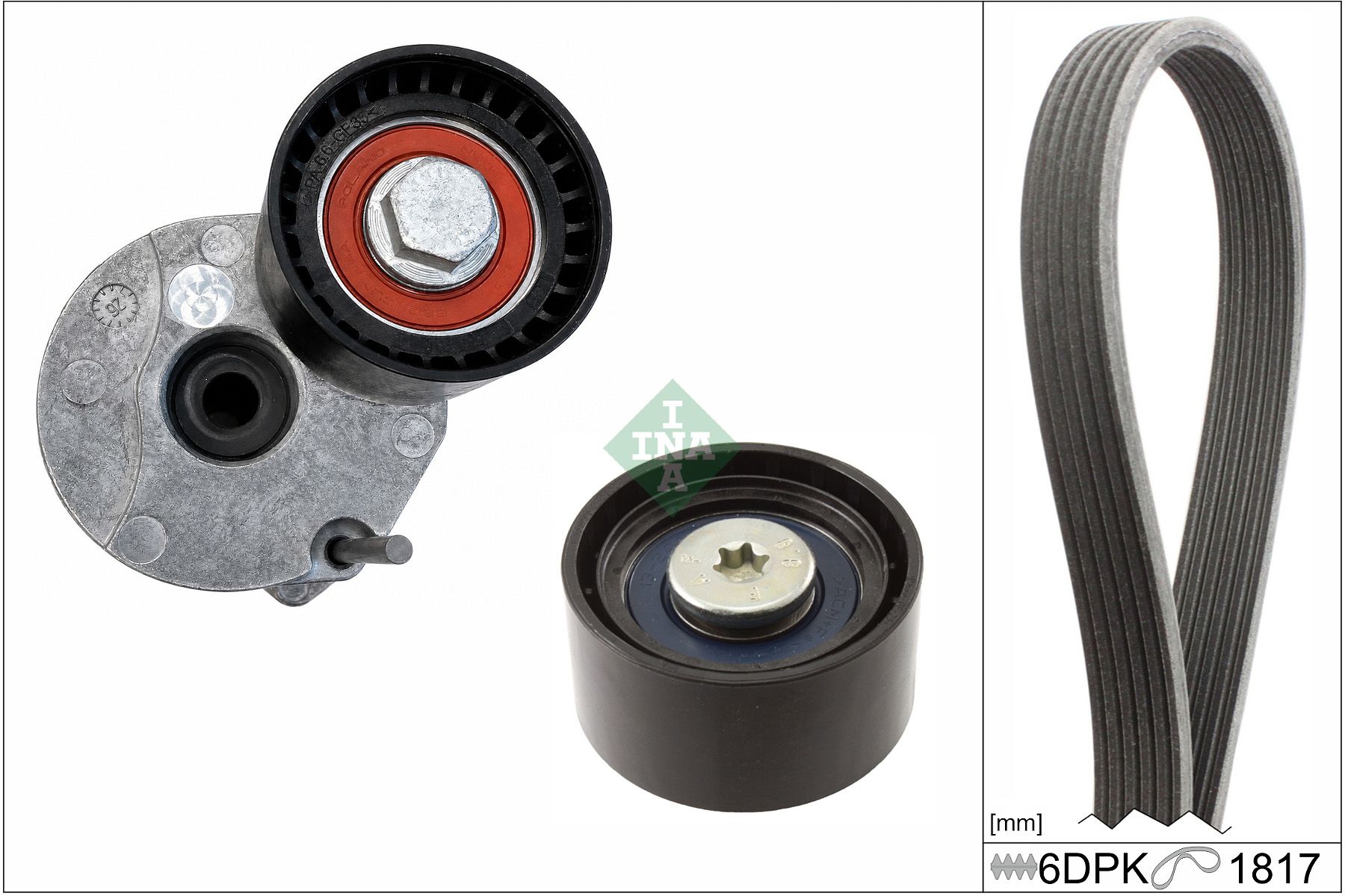 Комплект поліклинових ременів SCHAEFFLER INA 529037010 - zapix
