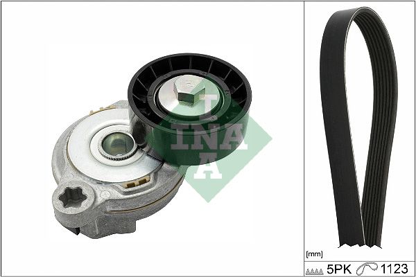 Комплект поліклинових ременів SCHAEFFLER INA 529037510 - zapix