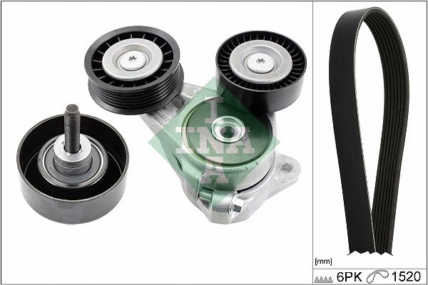 Комплект поліклинових ременів SCHAEFFLER INA 529037610 - zapix