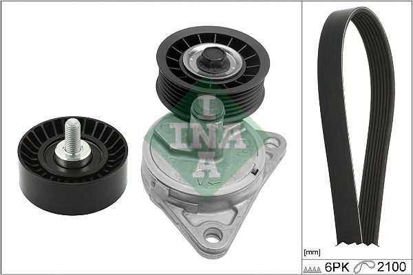 Комплект поліклинових ременів SCHAEFFLER INA 529038510 - zapix