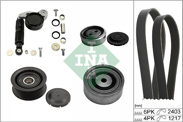 Комплект поліклинових ременів SCHAEFFLER INA 529042410 - zapix
