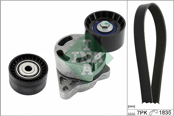 Комплект поліклинових ременів SCHAEFFLER INA 529043810 - zapix