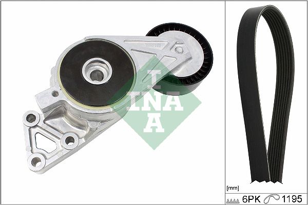 Комплект поліклинових ременів SCHAEFFLER INA 529047010 - zapix