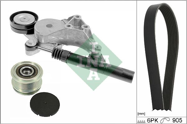 Комплект поліклинових ременів SCHAEFFLER INA 529051320 - zapix