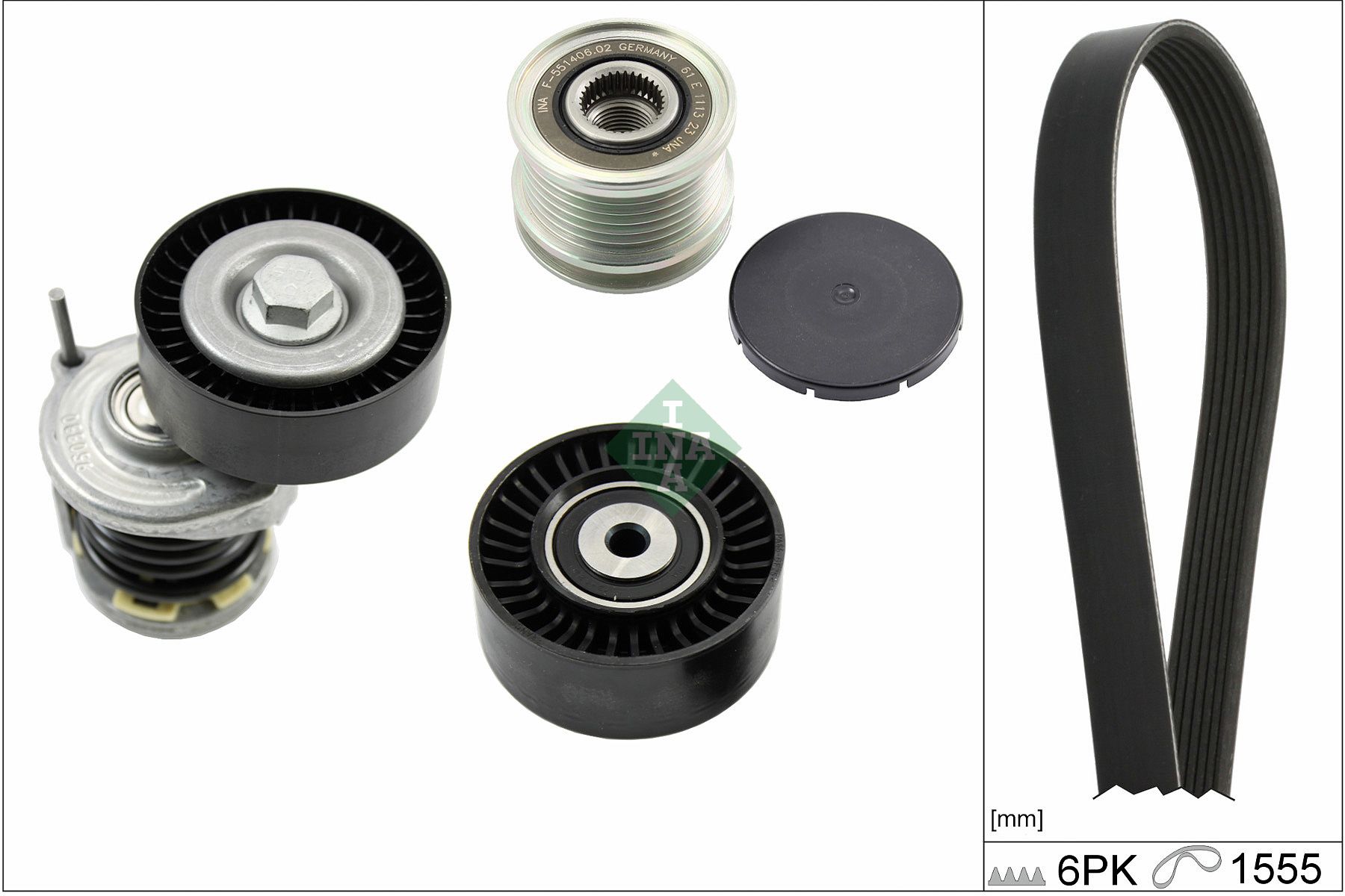 Комплект поліклинових ременів SCHAEFFLER INA 529053520 - zapix