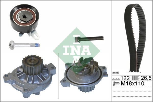 Комплект ременя ГРМ SCHAEFFLER INA 530017531 - zapix