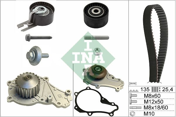 Комплект ременя ГРМ SCHAEFFLER INA 530036930 - zapix