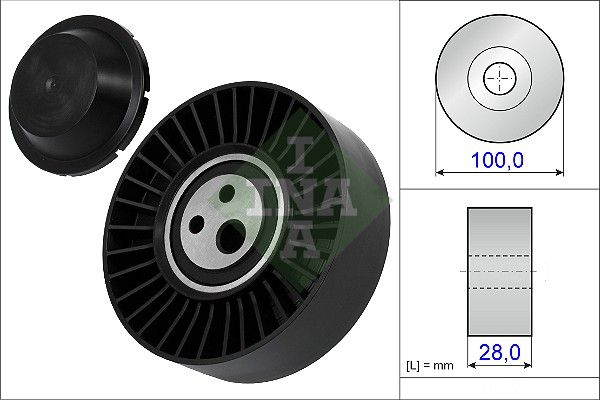 Ролик натяжний ременя приводного SCHAEFFLER INA 531063520 - zapix