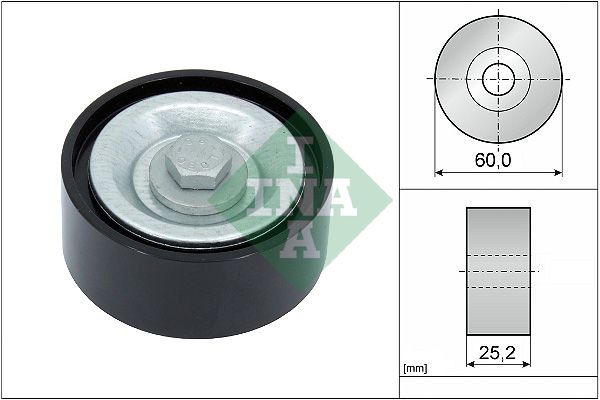 Обвідний ролик ременя приводного SCHAEFFLER INA 532071510 - zapix