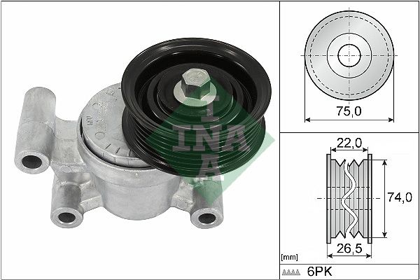 Натяжний пристрій ременя поліклінового SCHAEFFLER INA 534029310 - zapix