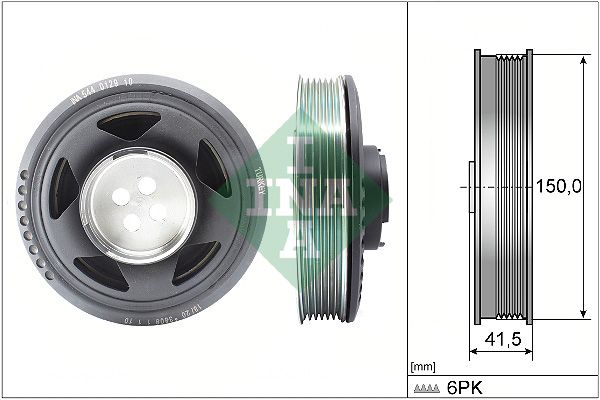Шків колінвалу SCHAEFFLER INA 544012910 - zapix