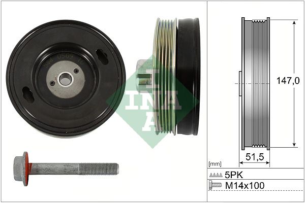 Шків колінвалу SCHAEFFLER INA 544050920 - zapix