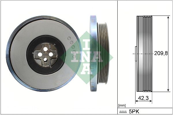 Шків колінвалу SCHAEFFLER INA 544060610 - zapix