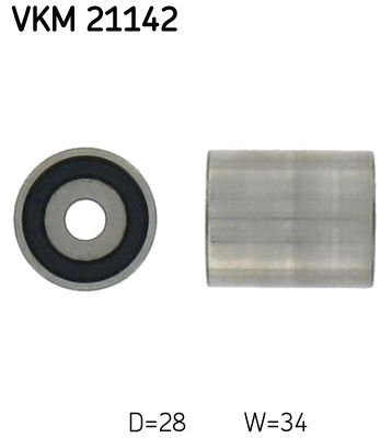 Обвідний ролик ГРМ SKF VKM21142 - zapix