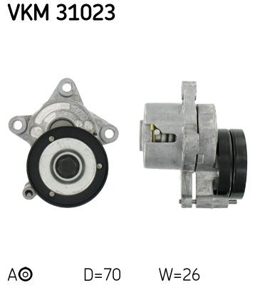 Натяжний пристрій ременя поліклінового SKF VKM31023 - zapix