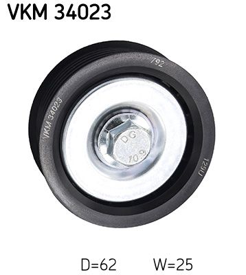 Обвідний ролик ременя приводного SKF VKM34023 - zapix