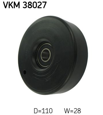 Обвідний ролик ременя приводного SKF VKM38027 - zapix