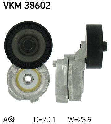 Натяжний пристрій ременя поліклінового SKF VKM38602 - zapix