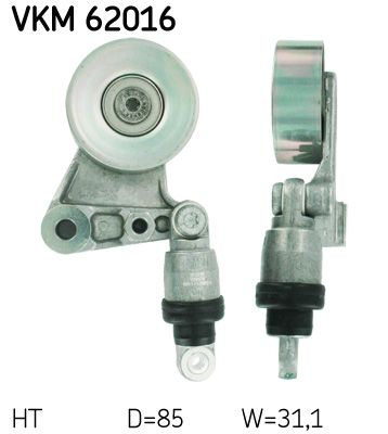 Натяжний пристрій ременя поліклінового SKF VKM62016 - zapix
