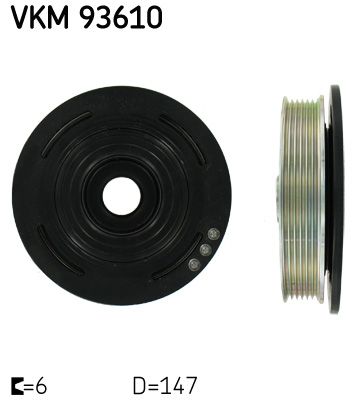 Шків колінвалу SKF VKM93610 - zapix