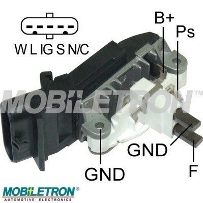 Регулятор генератора MOBILETRON VRB558B - zapix