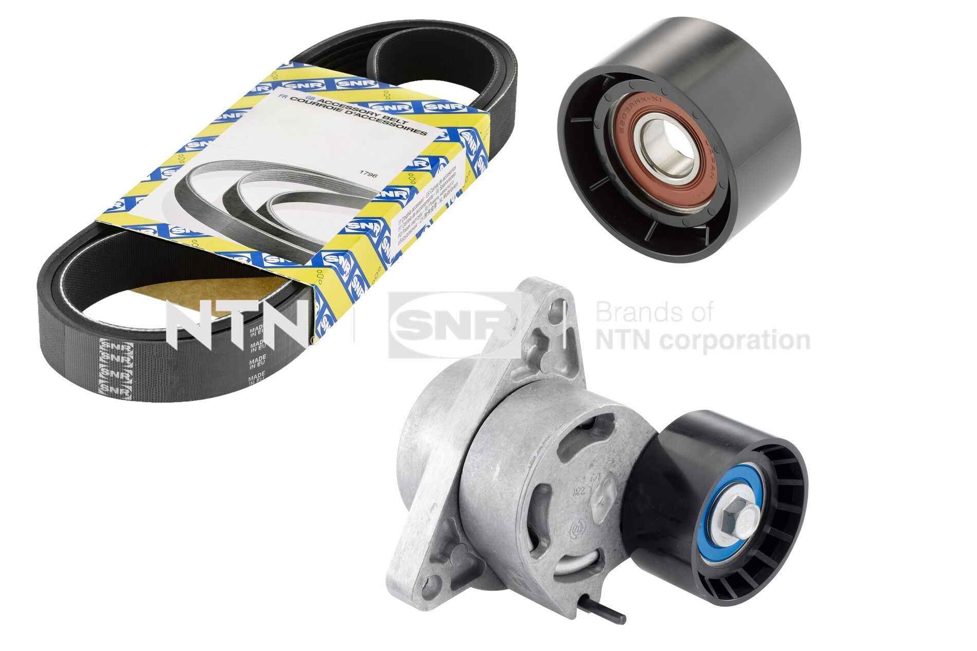 Комплект поліклинових ременів SNR KA85554 - zapix