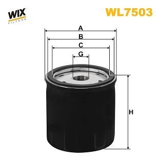 Оливний фільтр WIX FILTERS WL7503