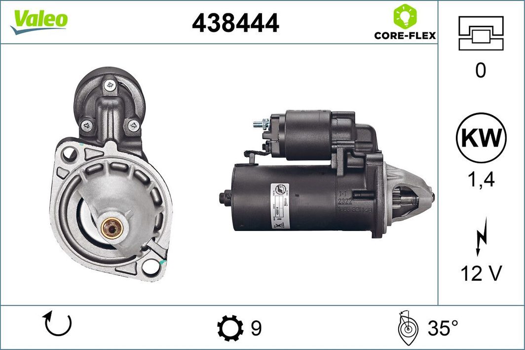Стартер VALEO 438444 - zapix